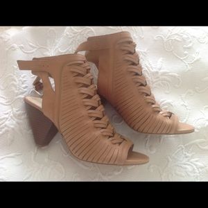 Vince Camuto braided leather bootie